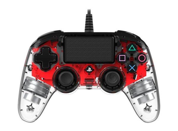 Nacon Compact USB Gamepad Red/Transparent