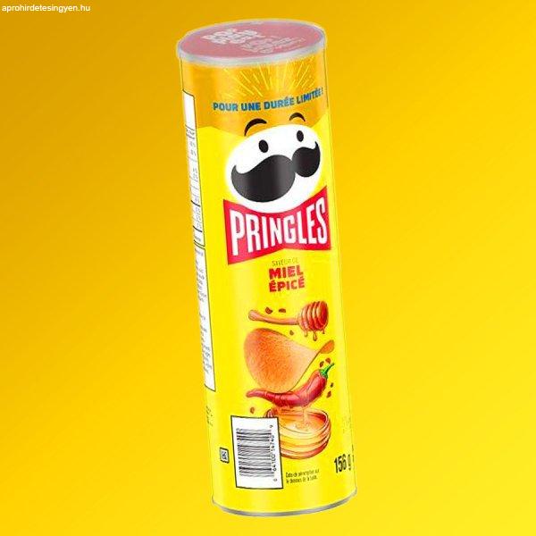 Pringles Hot Honey méz ízesítésű csípős chips 156g