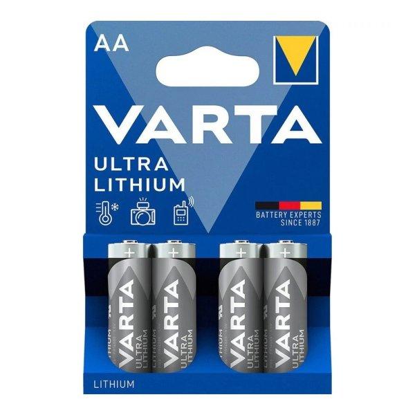 Elem AA ceruza LR6 4 db/csomag, Varta Ultra Lithium