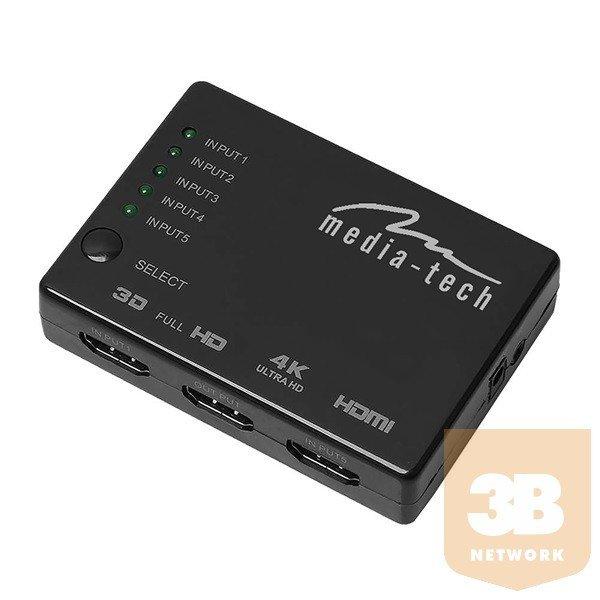 MEDIA-TECH Switch 5x HDMI 4K