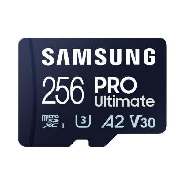 SAMSUNG Memóriakártya, PRO Ultimate 256GB, Class 10, V30, A2, Grade 3 (U3),
R200/W130