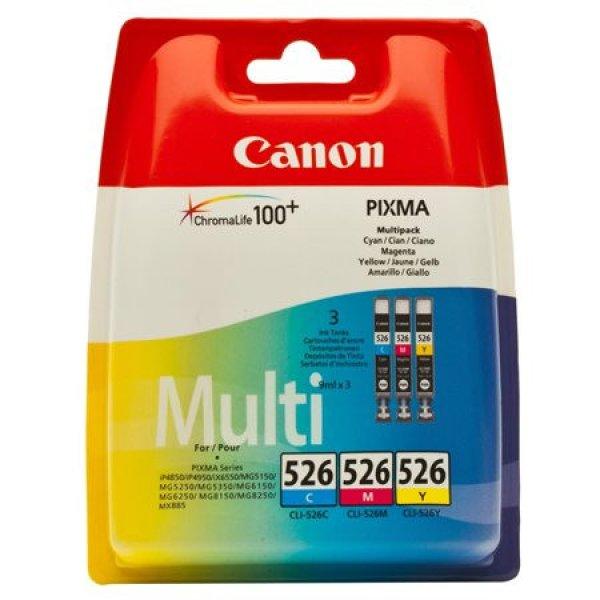 CLI-526KIT Tintapatron multipack Pixma iP4850, MG5150, 5250 nyomtatókhoz,
CANON, c+m+y