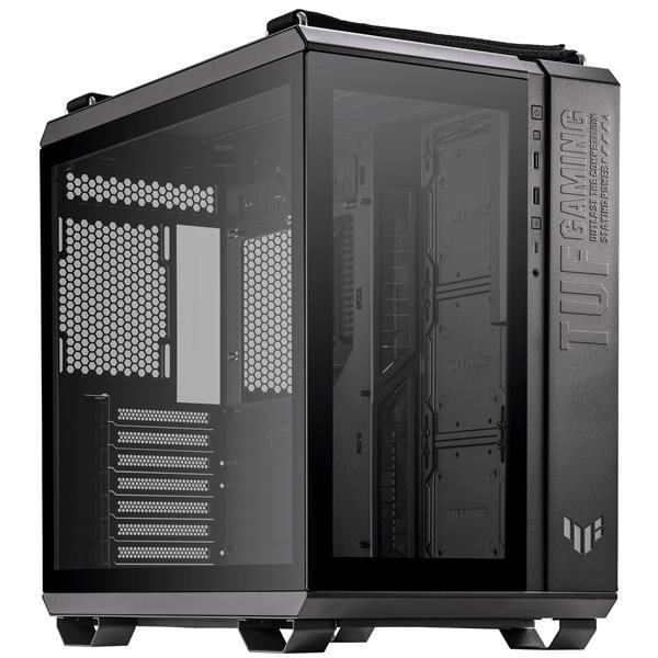 ASUS case TUF GAMING CASE (GT502) TG, Mid Tower, áttetsző oldallap, fekete