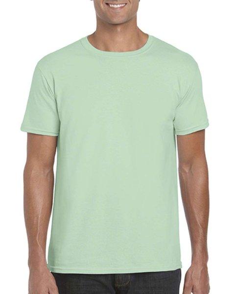 Softstyle rövid ujjú környakas póló, Gildan GI64000, Mint Green-S