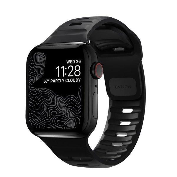 Nomad Sport Strap M/L, black - Apple Watch Ultra (49mm) 8/7 (45mm)/6/SE/5/4
(44mm)/3/2/1 (42mm)