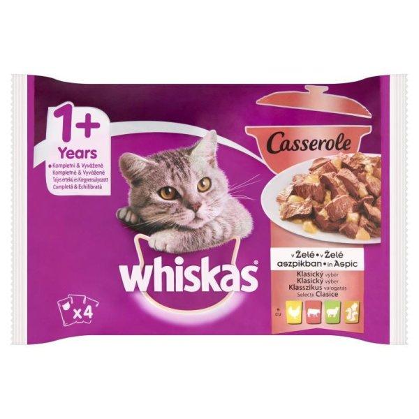 Whiskas alutasak 4-pack Pure Delight Marha Baromfi aszpikban 4x85g