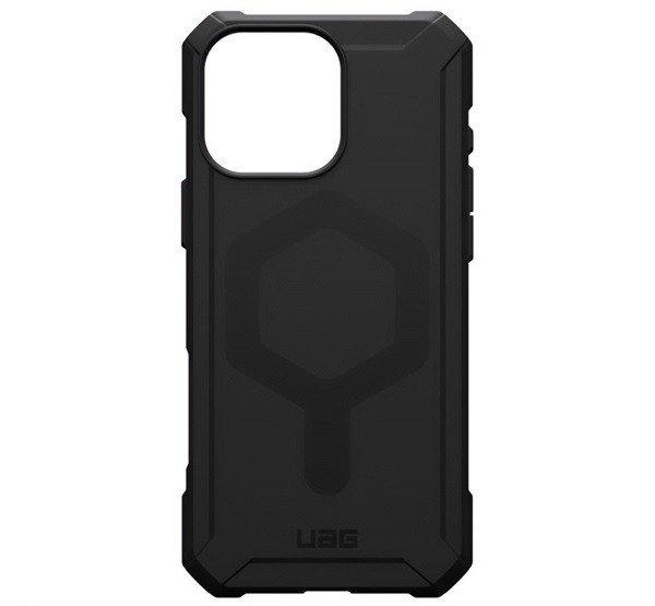 UAG ESSENTIAL szilikon telefonvédő (erős ütésállóság, légpárnás
sarok, MagSafe) FEKETE Apple iPhone 16 Pro Max 5G