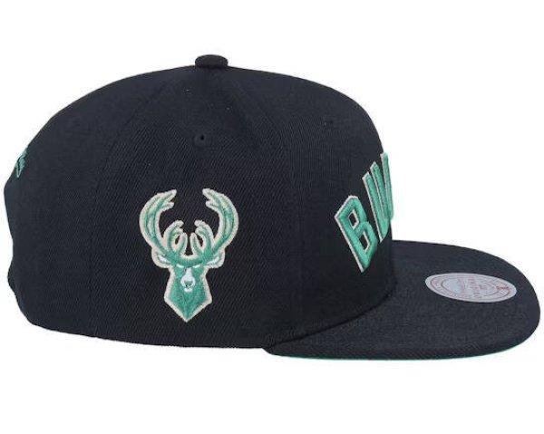 Mitchell & s snapback Milwaukee Bucks Triple Play black