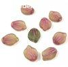 Prselt virgszirom gyngy - Peony Petal - 9x12mm - Matt Lig