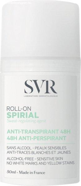 SVR Golyós izzadásgátló normál és túlzott
izzadásra Spirial (48H Anti-Perspirant) 50 ml