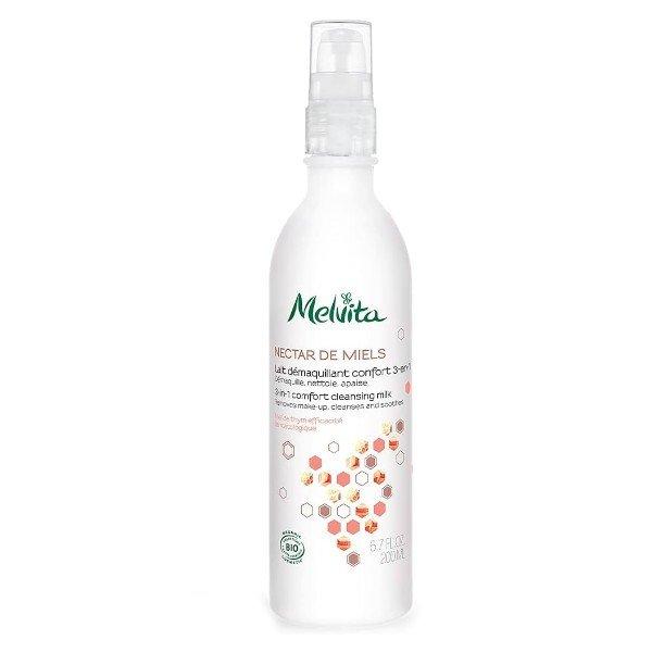 Melvita Arctisztító tej száraz és érzékeny
bőrre Nectar de Miels (3-in-1 Comfort Cleansing Milk) 200 ml