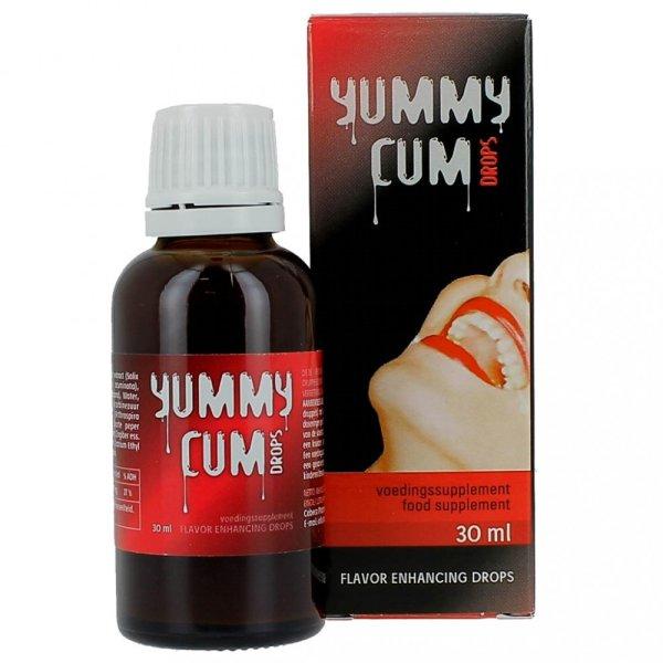 YUMMY CUM DROPS SPERMANÖVELŐ CSEPPEK - 30 ML