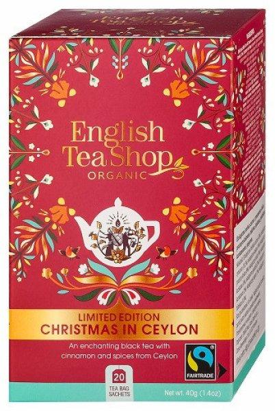 Bio ets 20 xmas ceylon fairtrade filteres tea 20 db