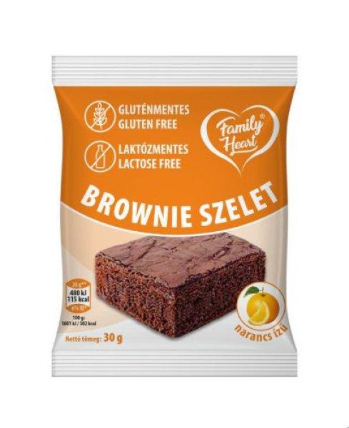 FAMILY HEART BROWNIE SZELET NARANCSOS