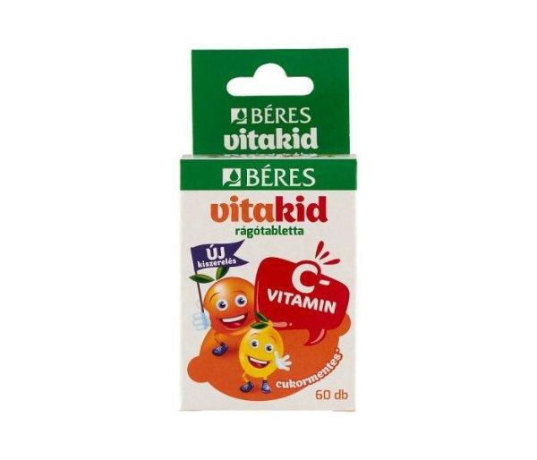 Béres vitakid c-vitamin 50mg rágótabletta 60 db