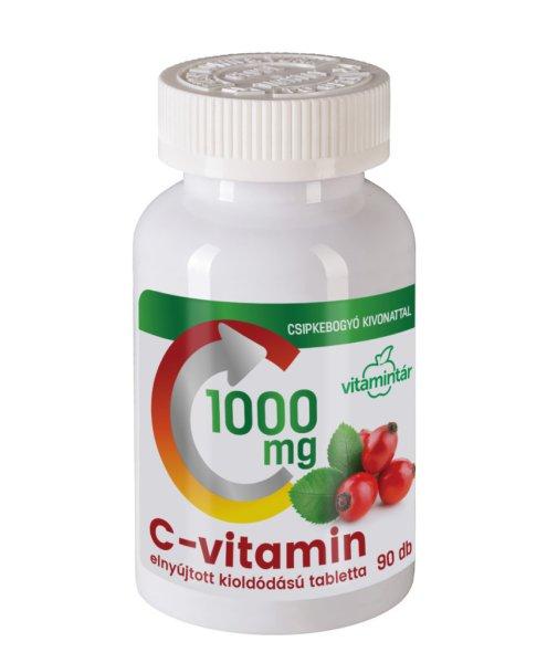 Béres vitamintár c-vitamin 1000mg csipkebogyó kivonattal tabletta 90 db