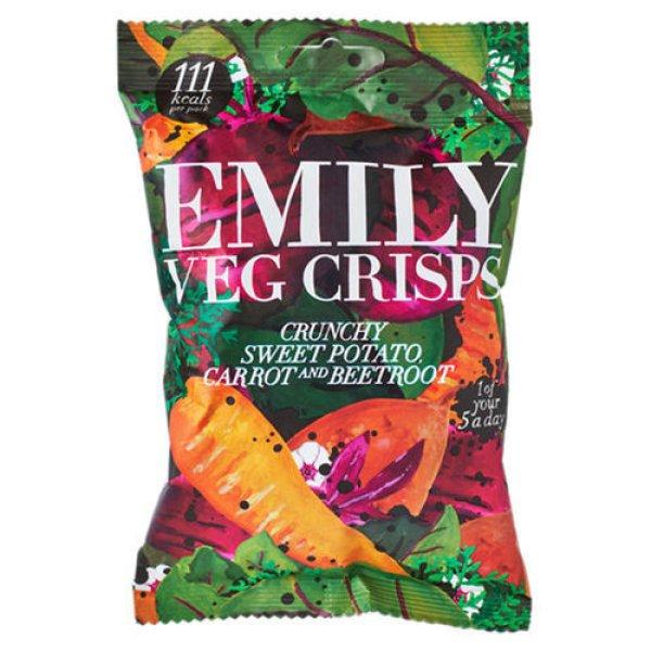 Emily / Veg Crips / Színes szeletelt gyökérzöldségek gluténmentes 30 g