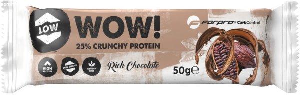 Forpro wow 25% crunchy protein szelet rich chocolate 50 g