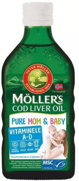 Möllers omega-3 halolaj étrend-kiegészítő a- és d-vitaminnal mom and baby
250 ml