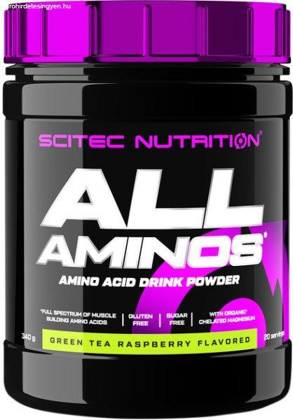 SCITEC ALL AMINOS ZÖLD TEA-MÁLNA 340G