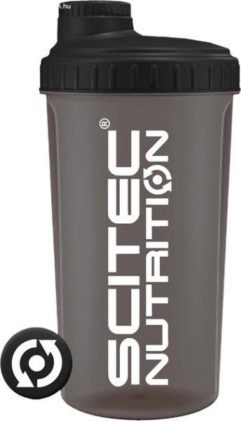 SCITEC SHAKER ÁTLÁTSZÓ FEKETE 700ML