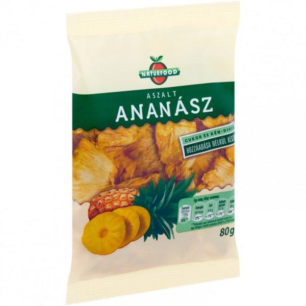 Naturfood aszalt ananász 80 g