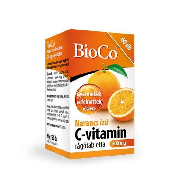 BIOCO C-VIT. NARANCS RÁGÓTBL. 500MG 60 db