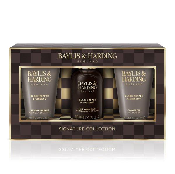 Baylis & Harding Testápoló ajándékkészlet Fekete bors &
Ginzeng 3 db