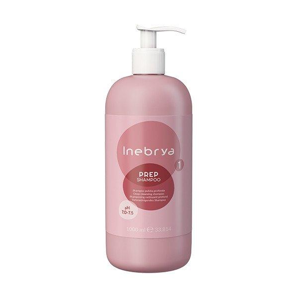 Inebrya Mélytisztító sampon Prep (Deep Cleansing Shampoo) 1000 ml