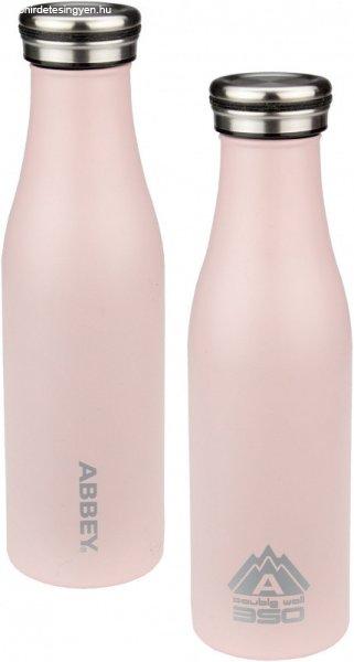 Abbey Victoria Light Pink termosz, 450 ml