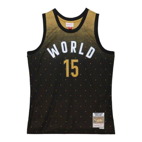 Mitchell & Ness All Starr 2016 #15 Nikola Jokic NBA World Jersey black/gold