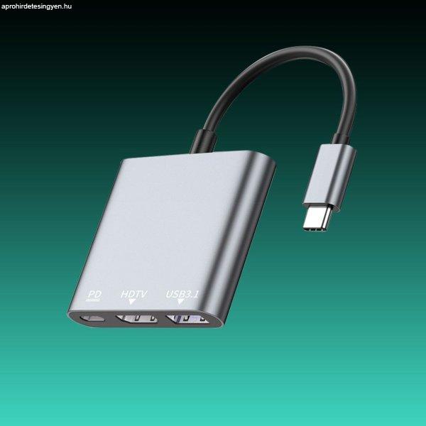 Avax HB903 PRIME USB-C 3.2 - USB 3.2 HDMI 4K60Hz PD100W HUB