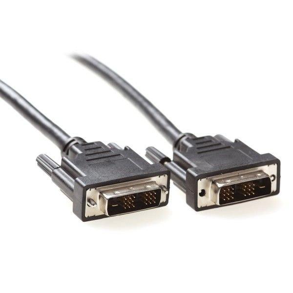 Ewent DVI-D (18+1) Single Link M/M 2m Black