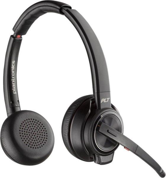 Poly Plantronics Savi 8210 USB-A DECT 1880-1900MHz Headset Black