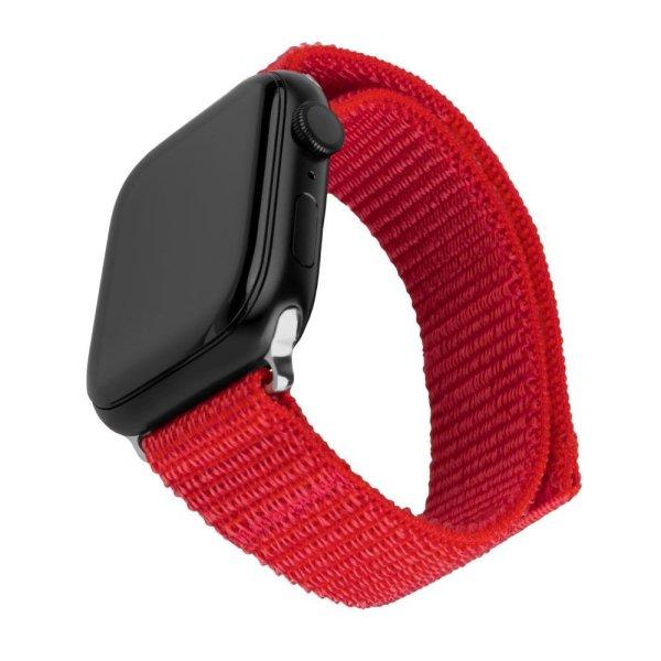 FIXED nylon sportos óraszíj Apple Watch 42/44/45mm-es okosórához, piros
FIXNST2-434-RD