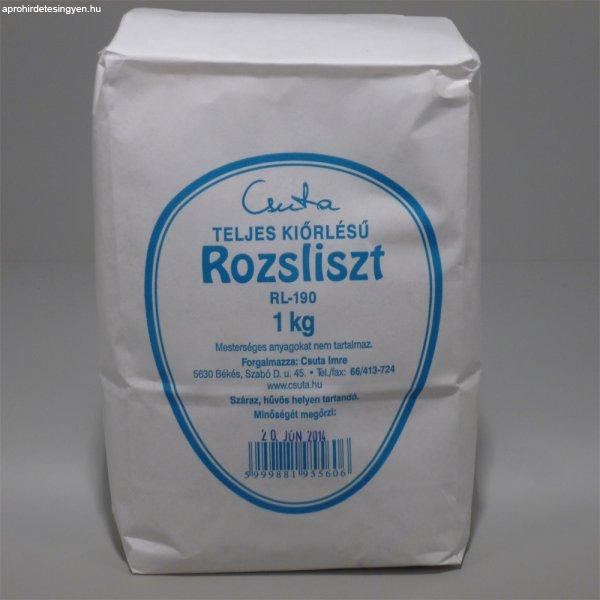 Csuta teljes kiőrlésű rozsliszt 1000 g