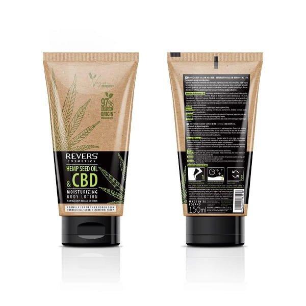 Revers cbd kendermag olajos vegán testápoló regeneráló 150 ml