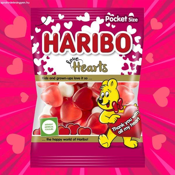 Haribo Hearts szívecske alakú gumicukor 100g