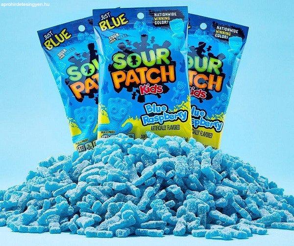 Sour Patch Kids kék málnás savanyú gumicukor 102g