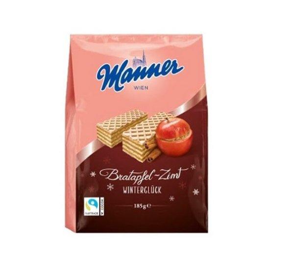 Manner sült almás fahéjas téli ostya 185g