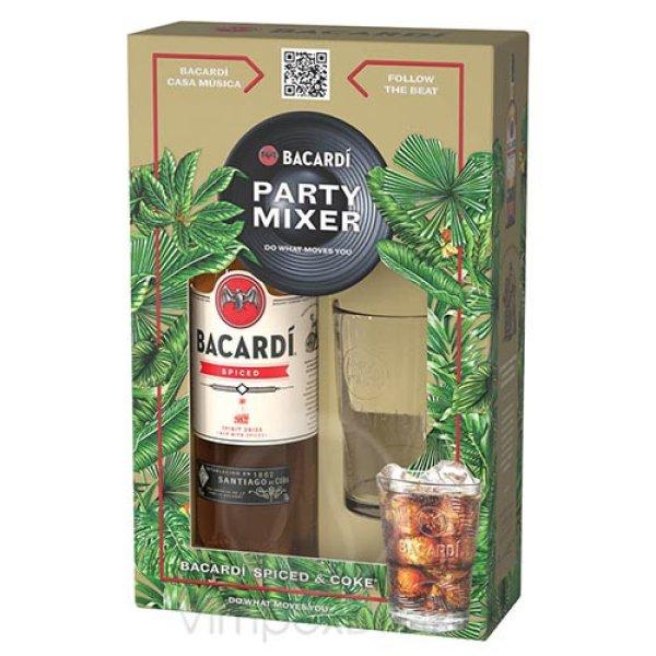Bacardi Spiced Rum+1 pohár 0,7l 35%-DRS