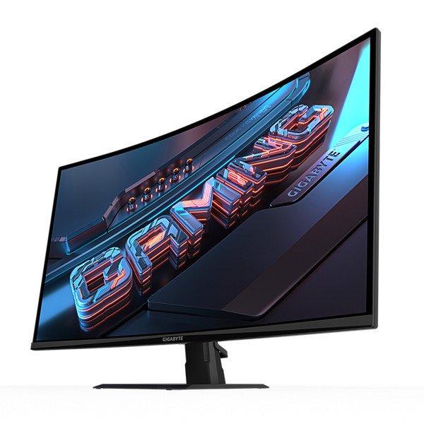 GIGABYTE Ívelt VA LED Monitor 31.5" GS32QC 2560x1440 2xHDMI/Displayport