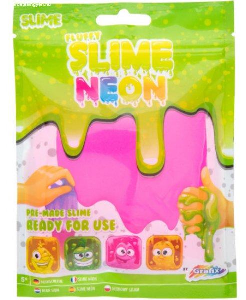 Neon színű puha slime, Rózsaszín Grafix