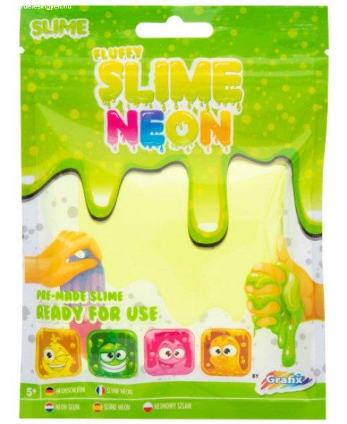 Neon színű puha slime, Sárga Grafix