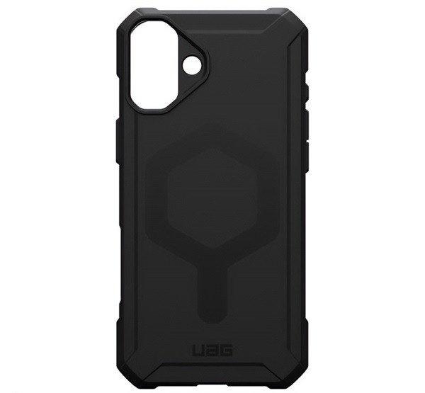 UAG ESSENTIAL szilikon telefonvédő (erős ütésállóság, légpárnás
sarok, MagSafe) FEKETE Apple iPhone 16 Plus 5G