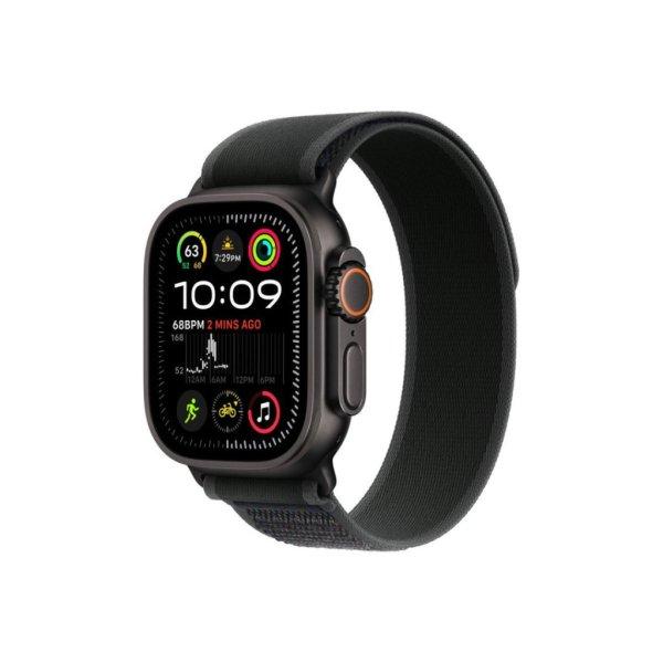 Apple Watch Ultra 2 v2 Cellular 49mm Black Titanium Case with Black Trail Loop
M/L