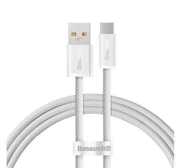 Baseus Dynamic USB / Type-C gyorstöltő töltő- és adatkábel, 100W, 1m,
fehér