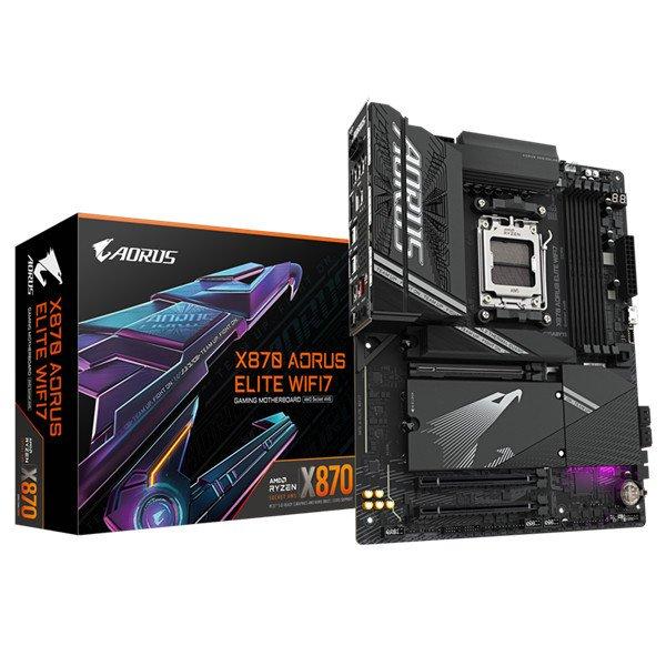 GIGABYTE Alaplap AM5 X870 AORUS ELITE WIFI7 AMD X870, ATX