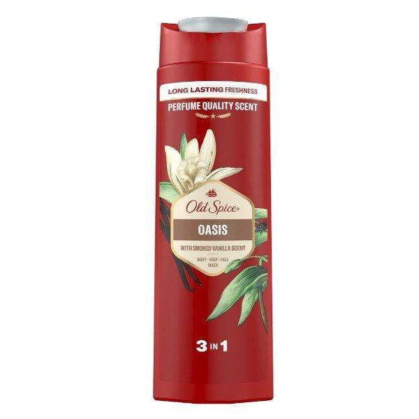 Old Spice Tusfürdő férfiaknak Oasis (Body-Hair-Face Wash) 400 ml