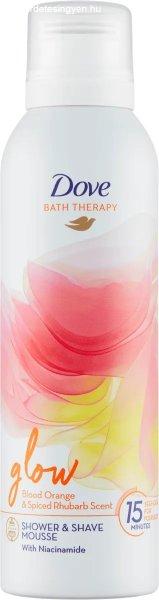 Dove Zuhany- és borotvahab Glow (Shower & Shave Mousse) 200 ml